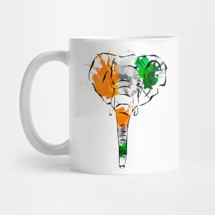 Ivory Coast National day Elephant Africain Mug